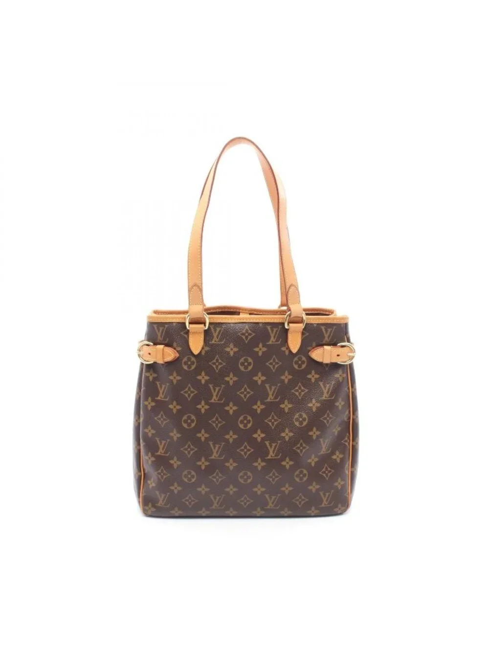 Louis Vuitton Tote Batignolles Vertical Canvas Leather